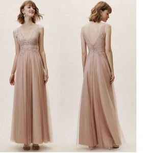 BHLDN x Watters Venosa Dress In Blush